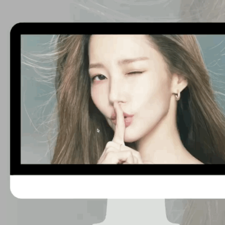 Behind-the-scenes cut of Park Minyoung
