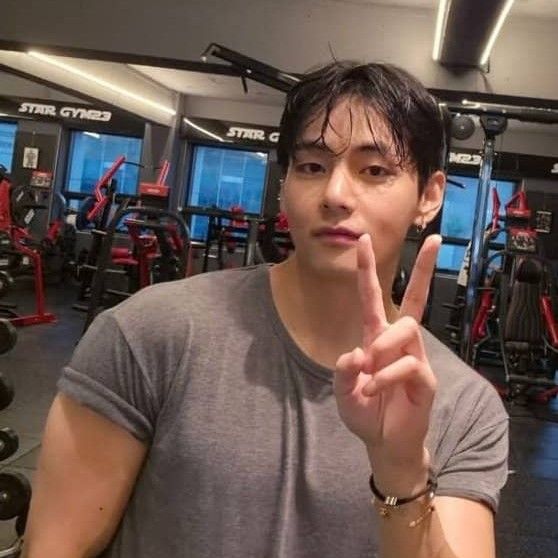 A moment captured by a fan of Kim Taehyung (V)