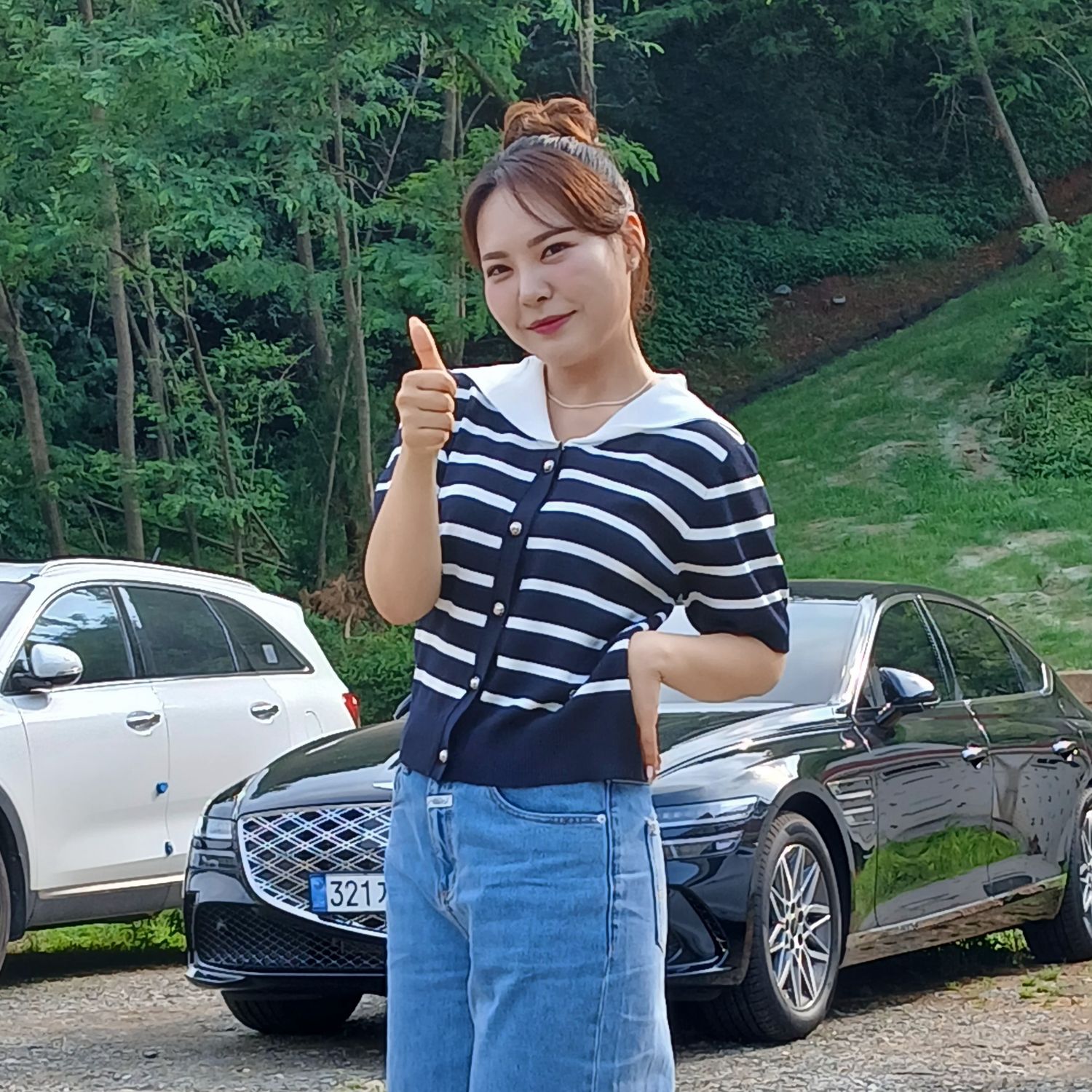 A moment captured by a fan of Miss Kim