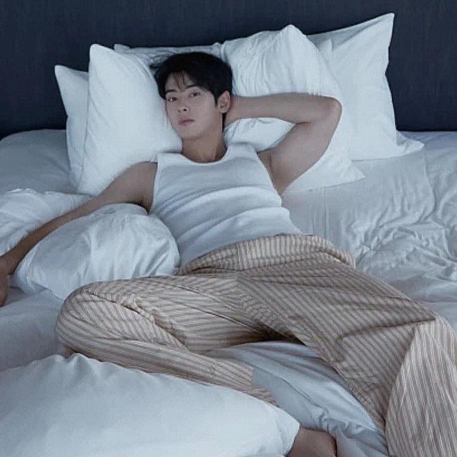 Behind-the-scenes cut of Cha Eunwoo