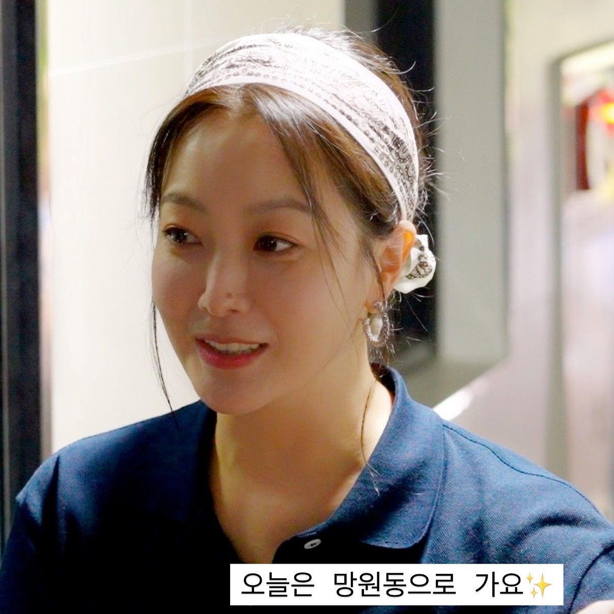 Behind-the-scenes cut of Kim Heesun
