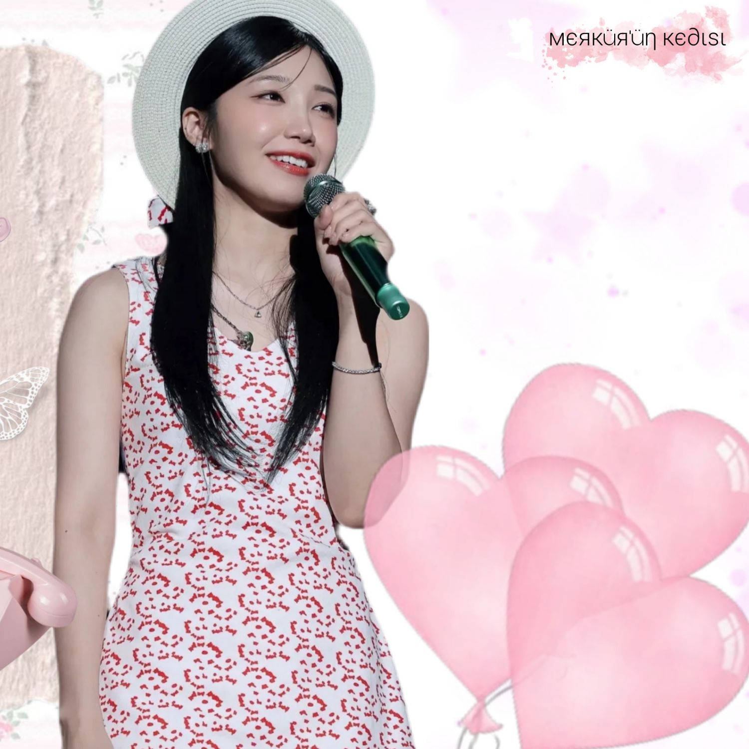 Behind-the-scenes cut of Jung Eunji