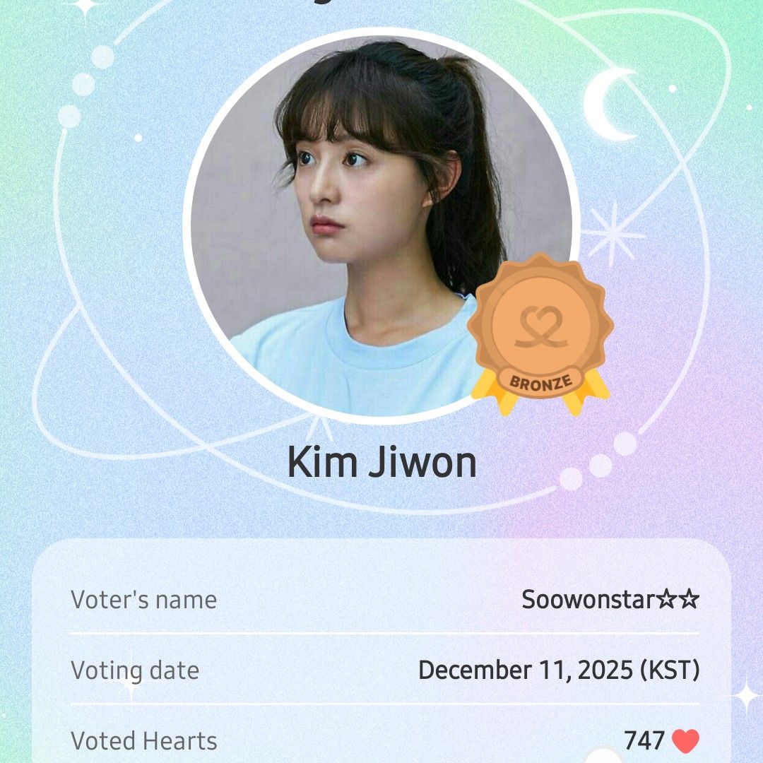 Latest photo of Kim Jiwon