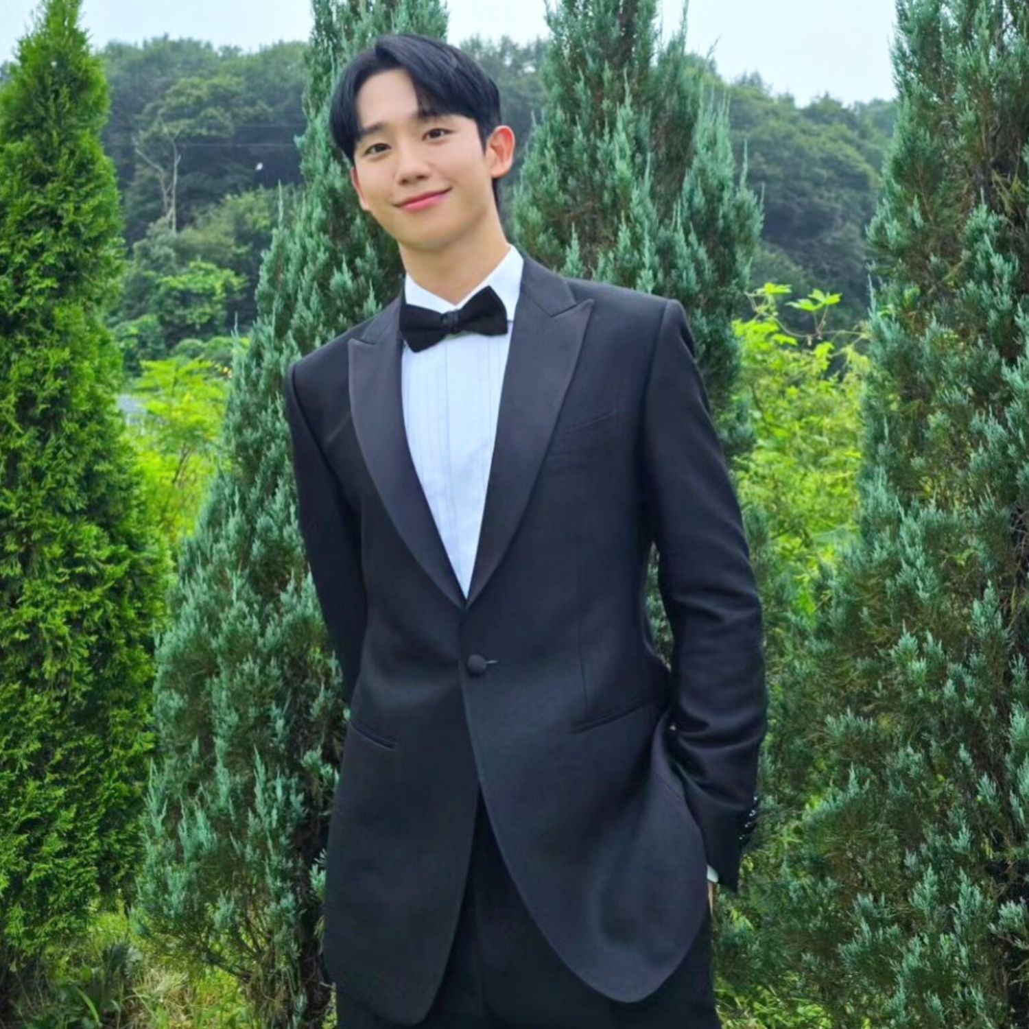 粉絲拍下的丁海寅瞬間