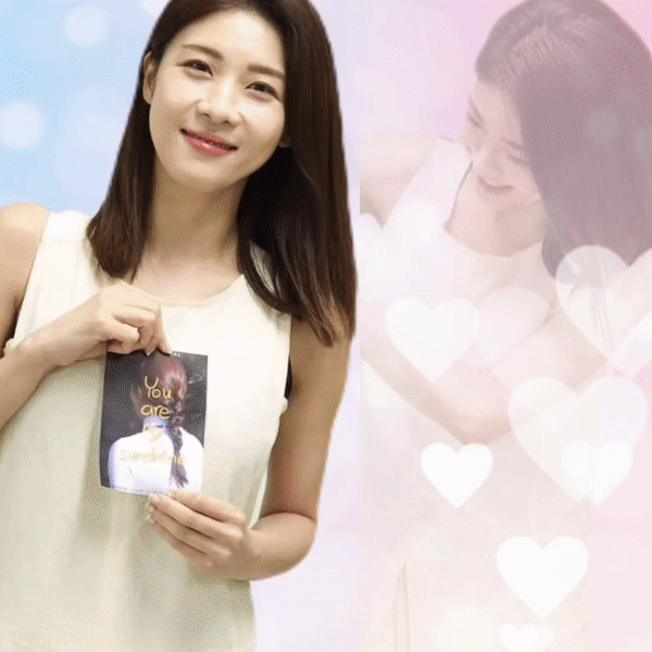 Behind-the-scenes cut of Ha Jiwon