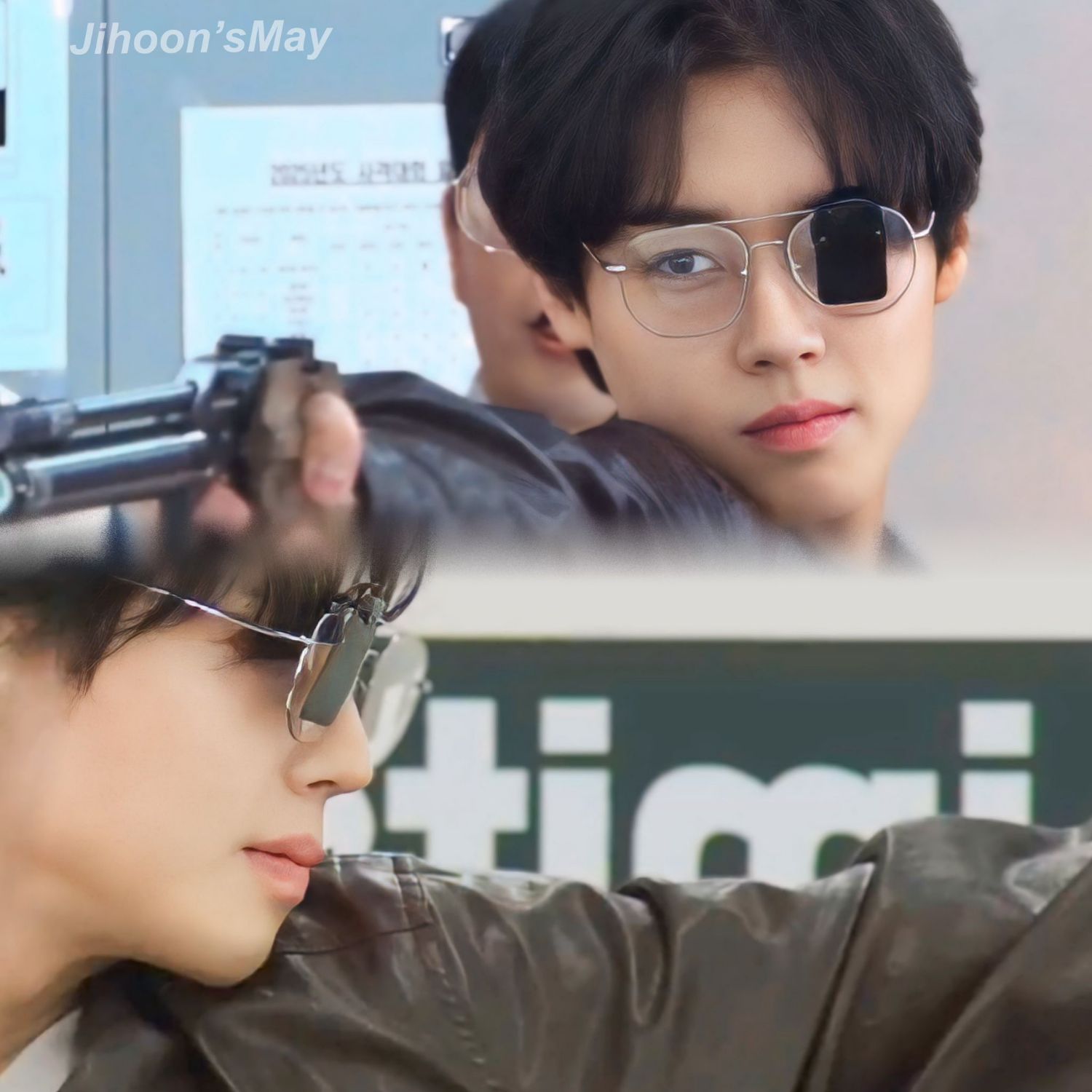Behind-the-scenes cut of Park Jihoon