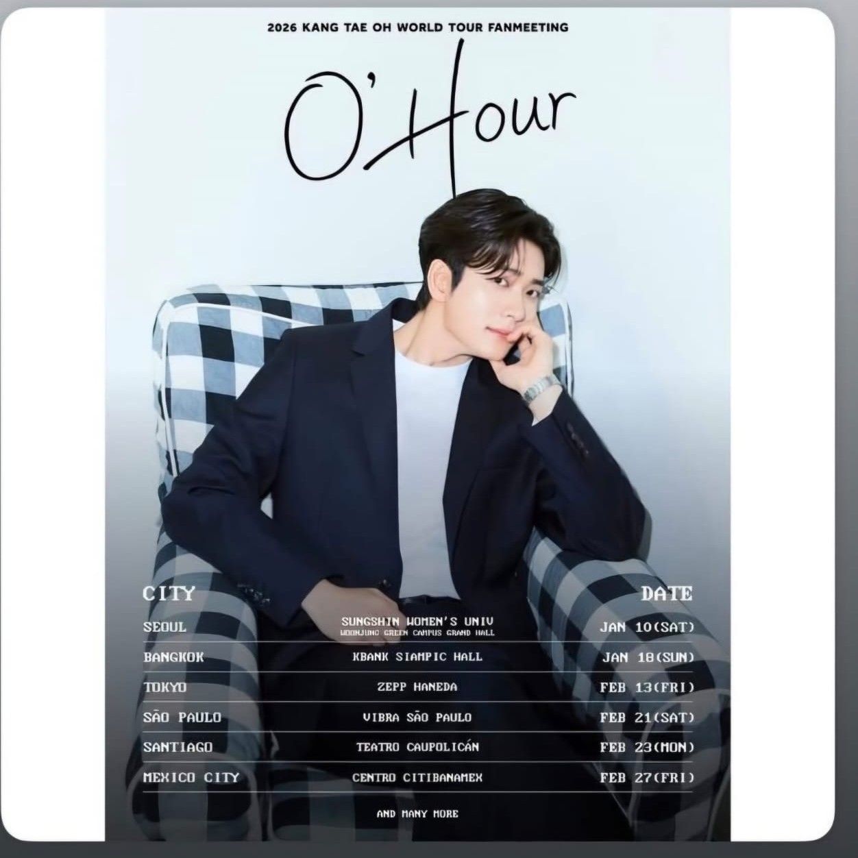 Behind-the-scenes cut of Kang Taeoh