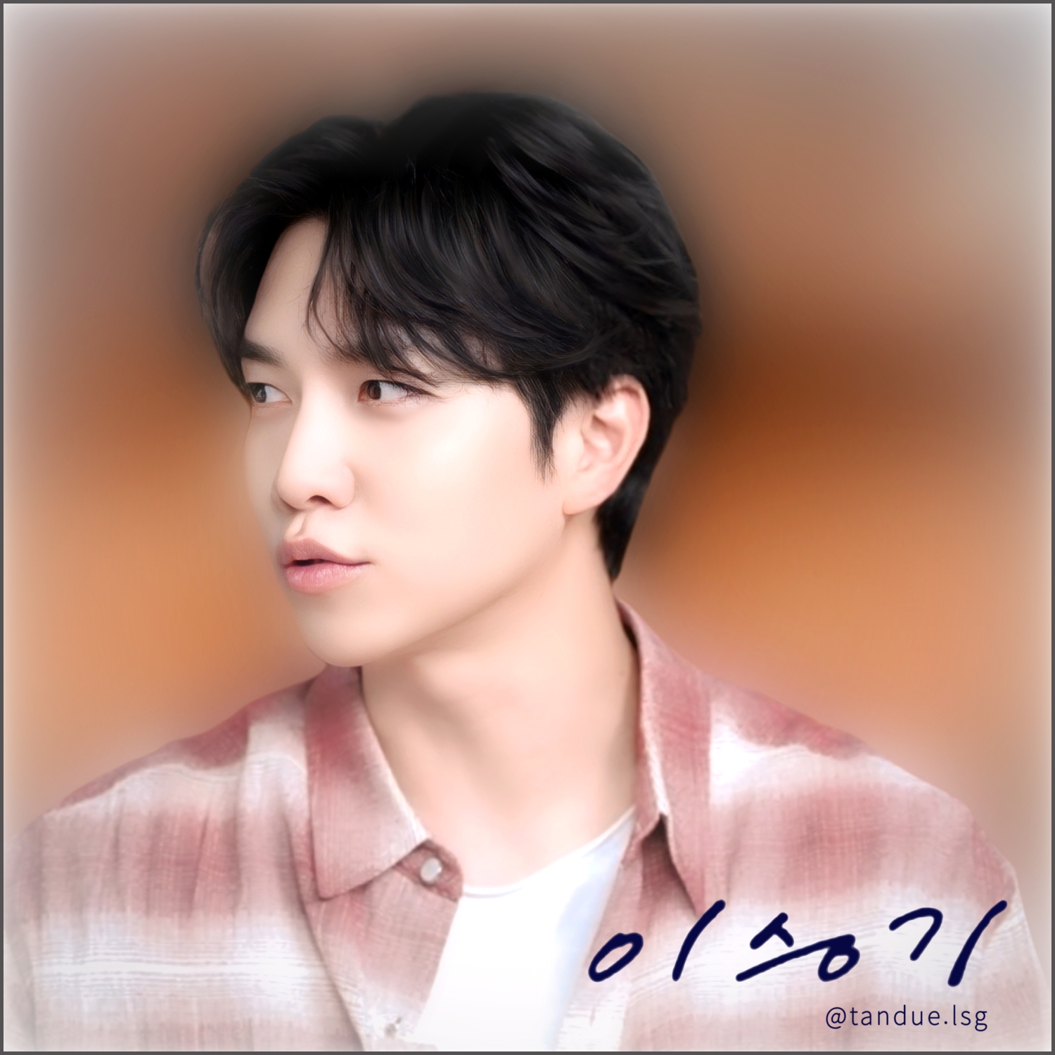 Behind-the-scenes cut of Lee Seunggi