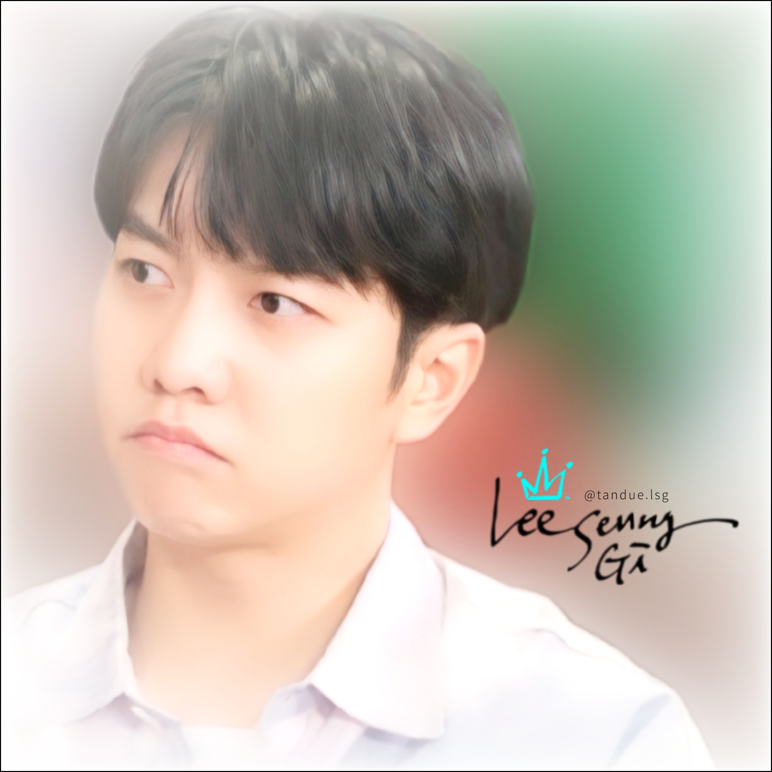 Behind-the-scenes cut of Lee Seunggi
