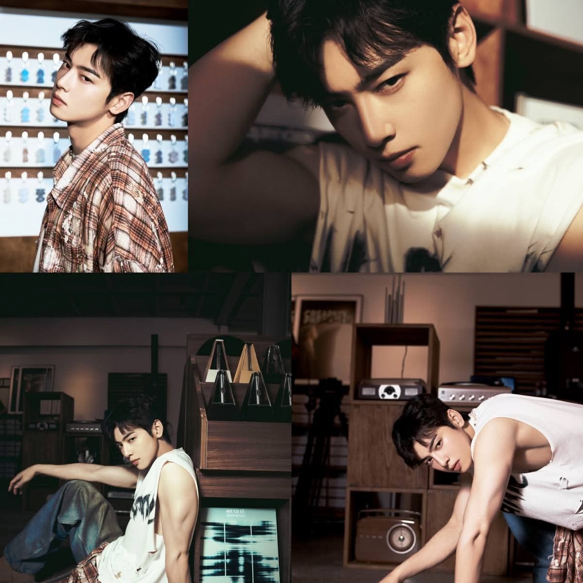 Behind-the-scenes cut of Cha Eunwoo