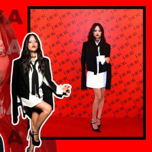 Recent activity shot of Jenna Ortega