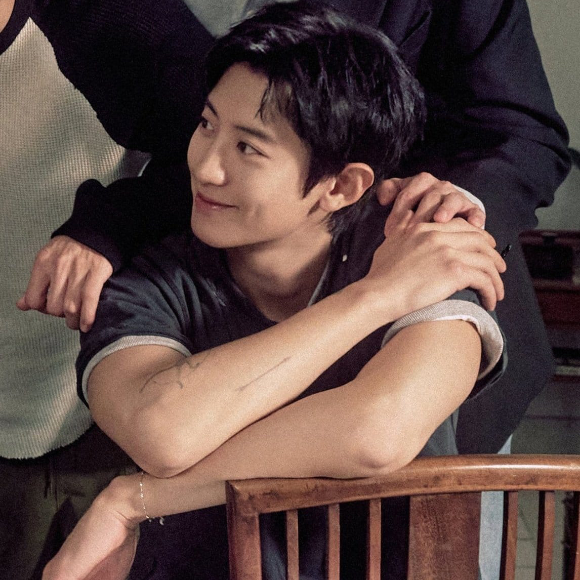 A moment captured by a fan of Chanyeol