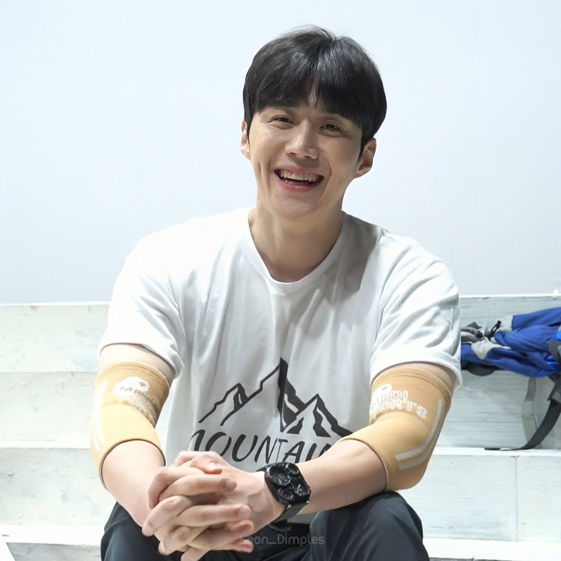 A moment captured by a fan of Kim Seonho