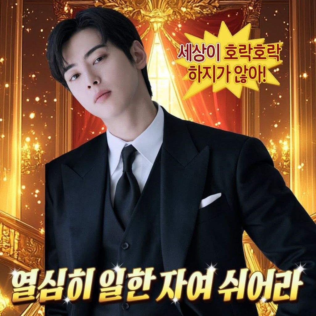 Recent activity shot of Cha Eunwoo