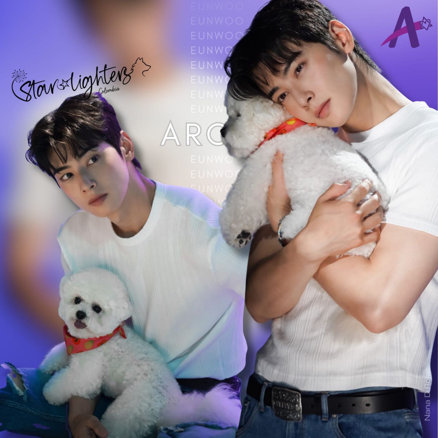 Behind-the-scenes cut of Cha Eunwoo