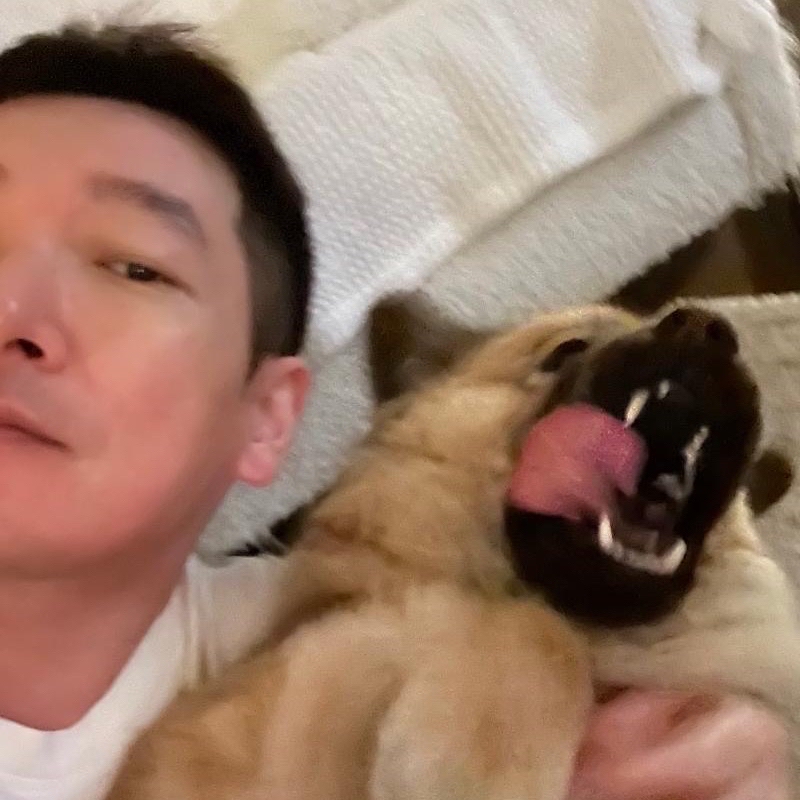 Recent activity shot of Cho Seungwoo 