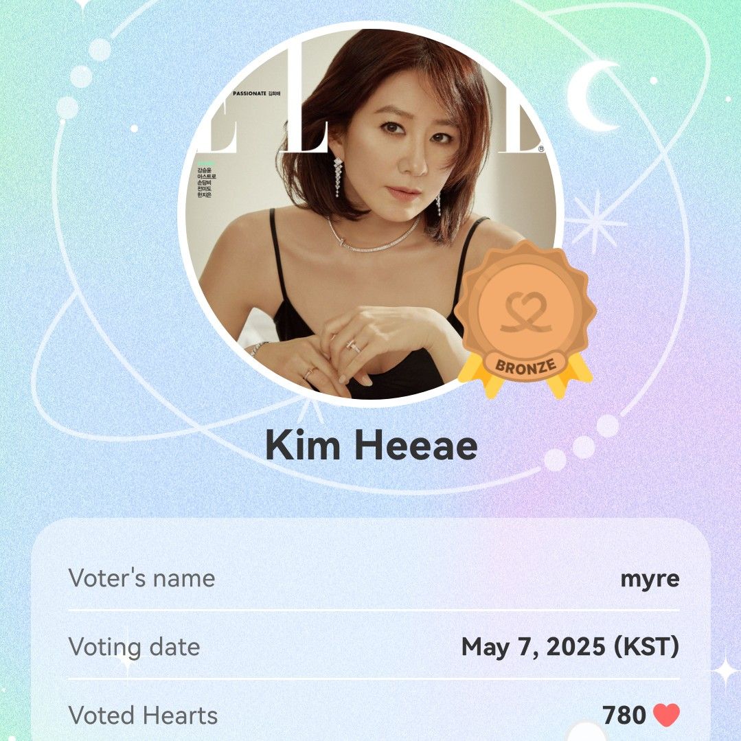 Latest photo of Kim Heeae