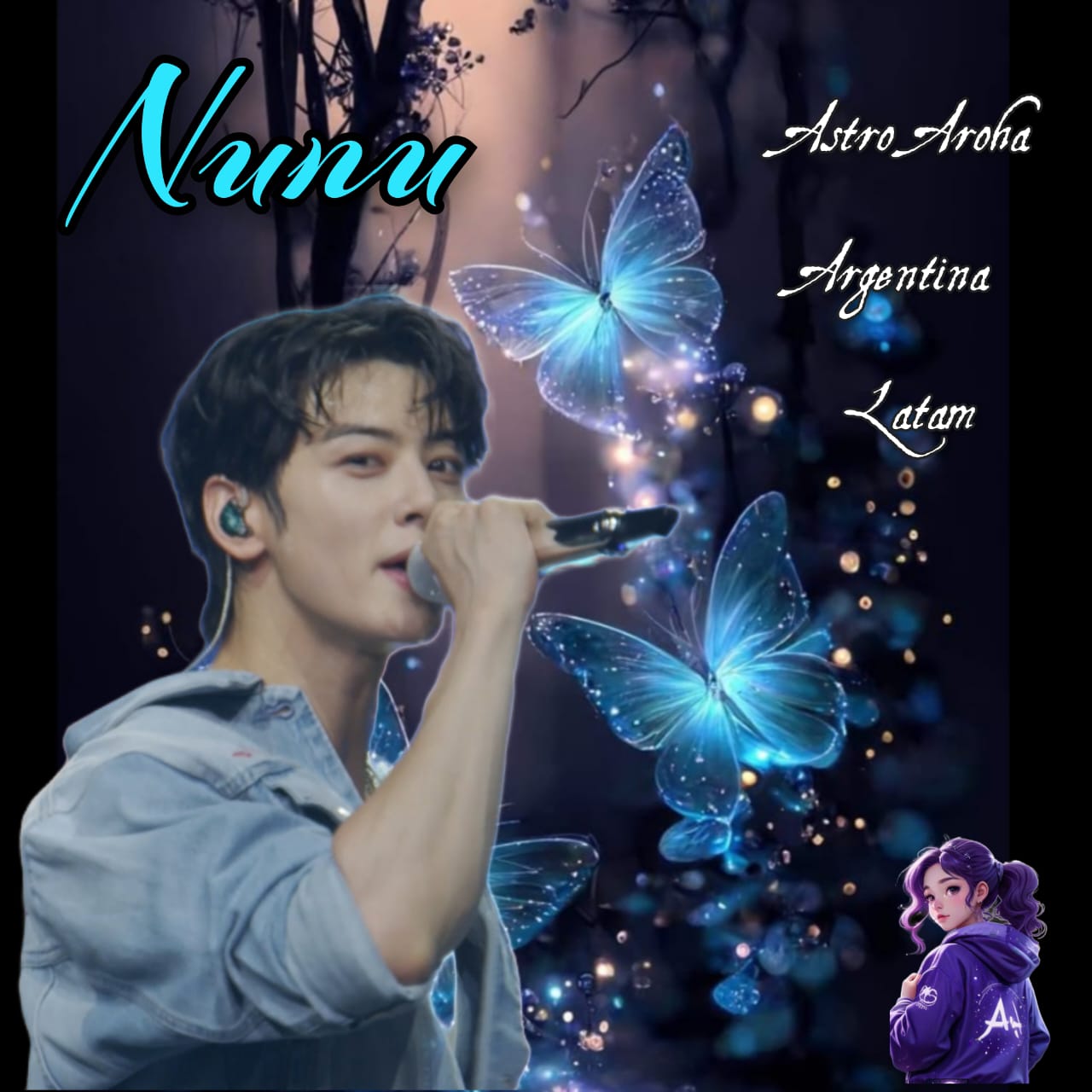 A moment captured by a fan of Cha Eunwoo