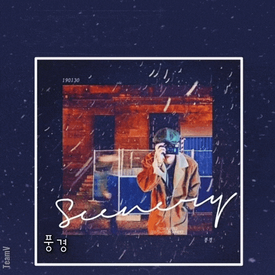 Behind-the-scenes cut of Kim Taehyung (V)