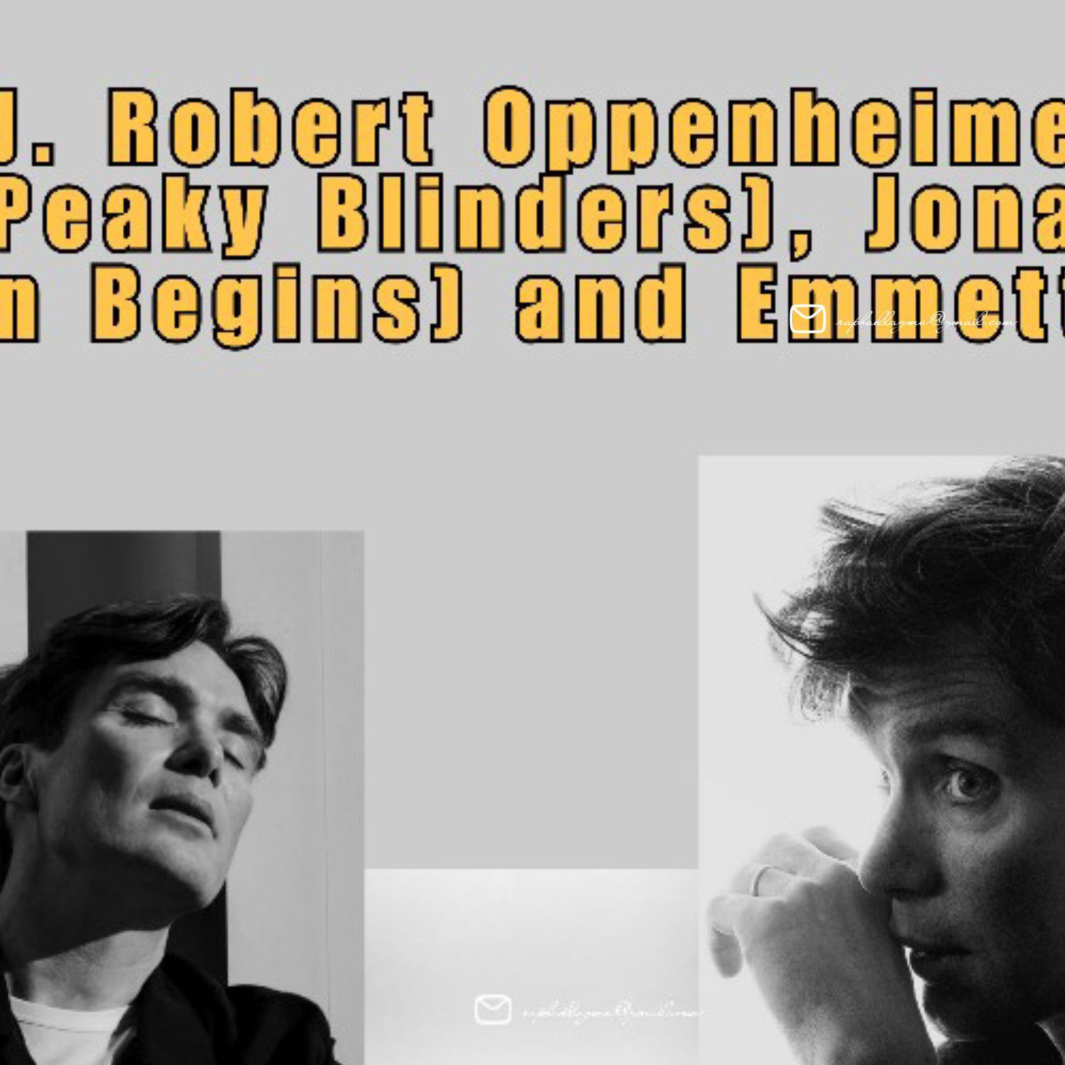 Behind-the-scenes cut of Cillian Murphy