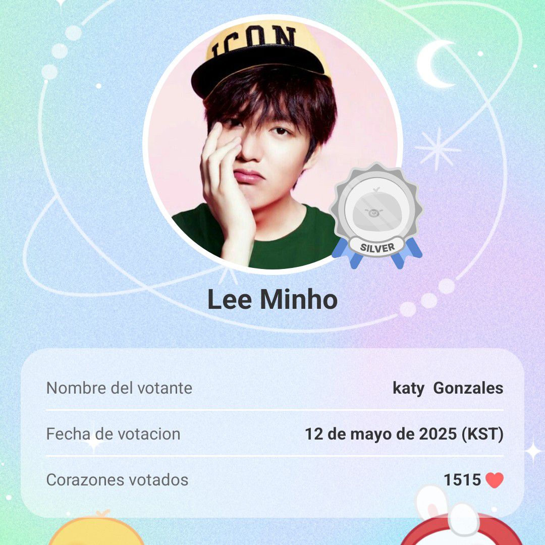 Recent activity shot of Lee Minho