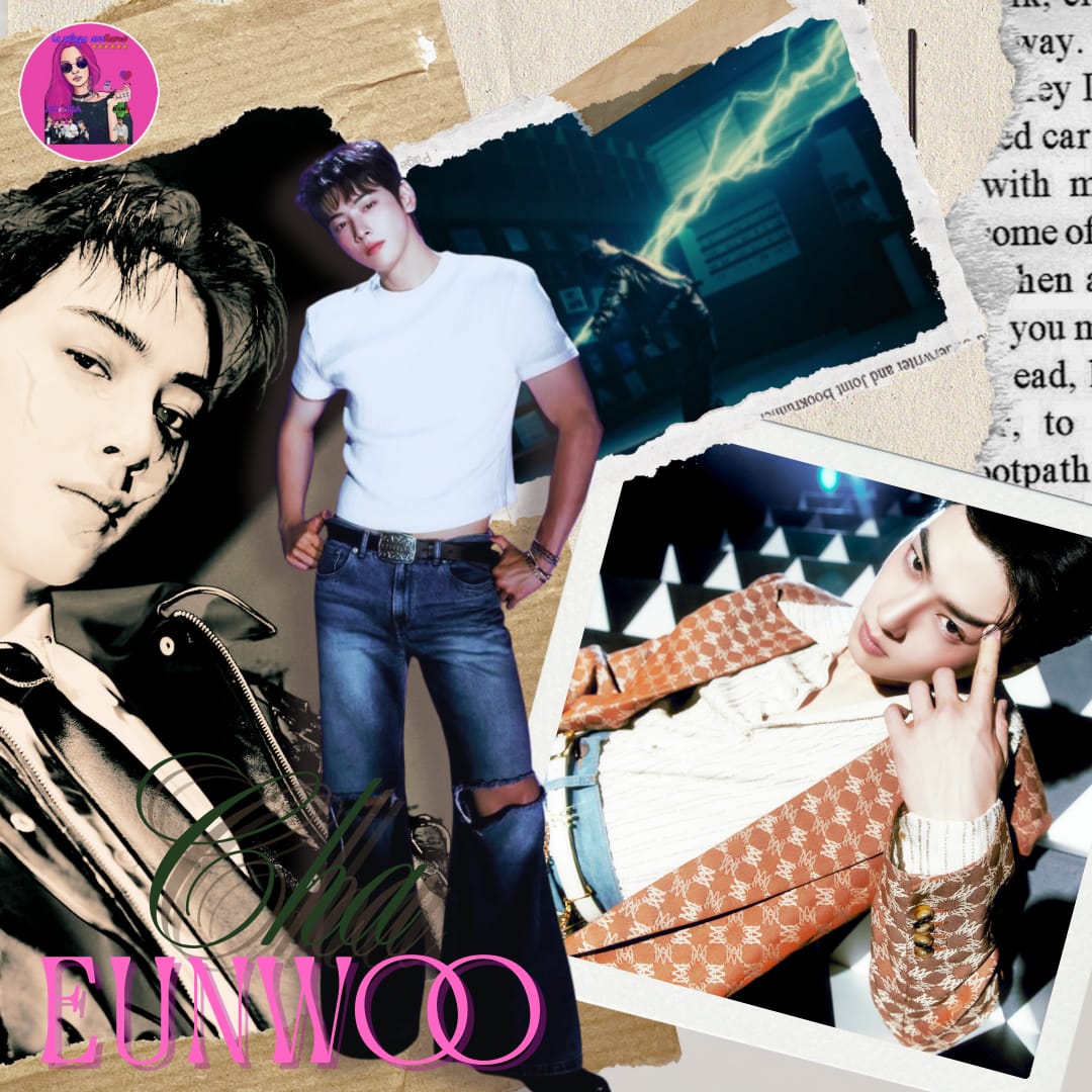 Behind-the-scenes cut of Cha Eunwoo