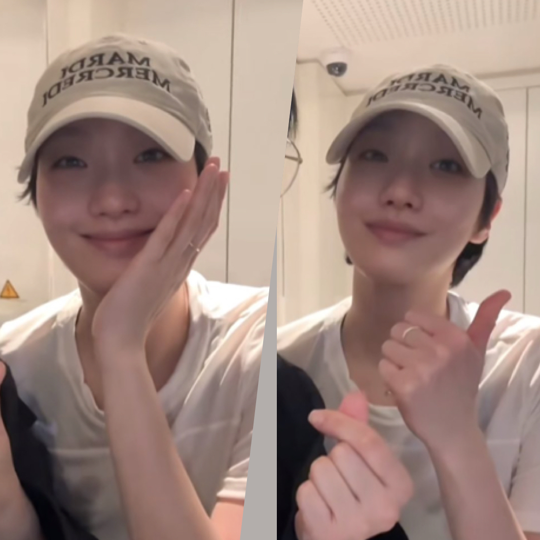 Behind-the-scenes cut of Kim Goeun