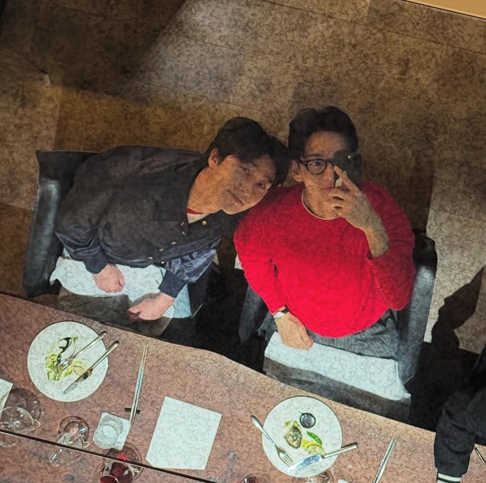 Behind-the-scenes cut of Park Seojoon