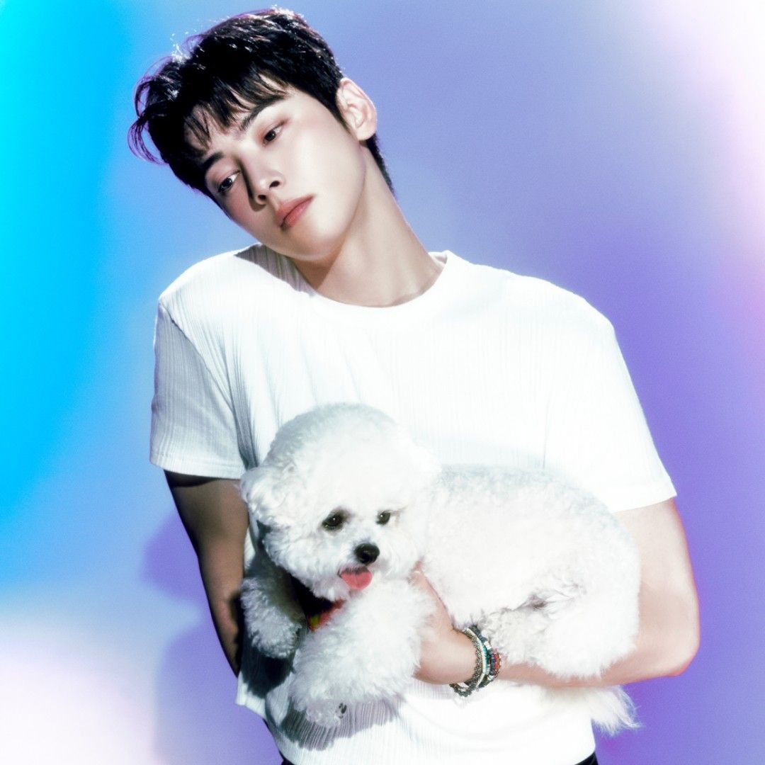 Behind-the-scenes cut of Cha Eunwoo