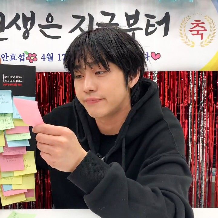 Cuplikan di balik layar dari Ahn Hyoseop