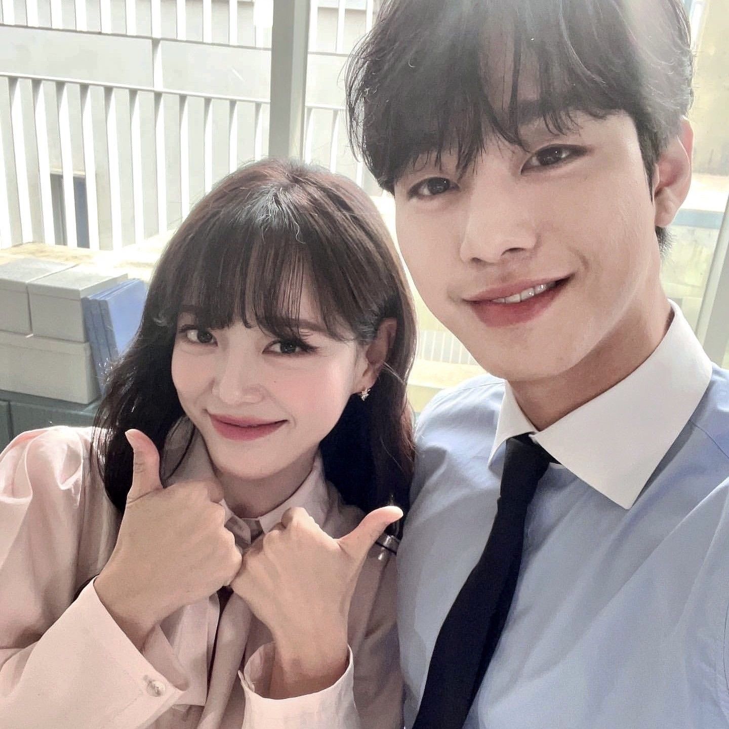 Behind-the-scenes cut of Kim Sejeong
