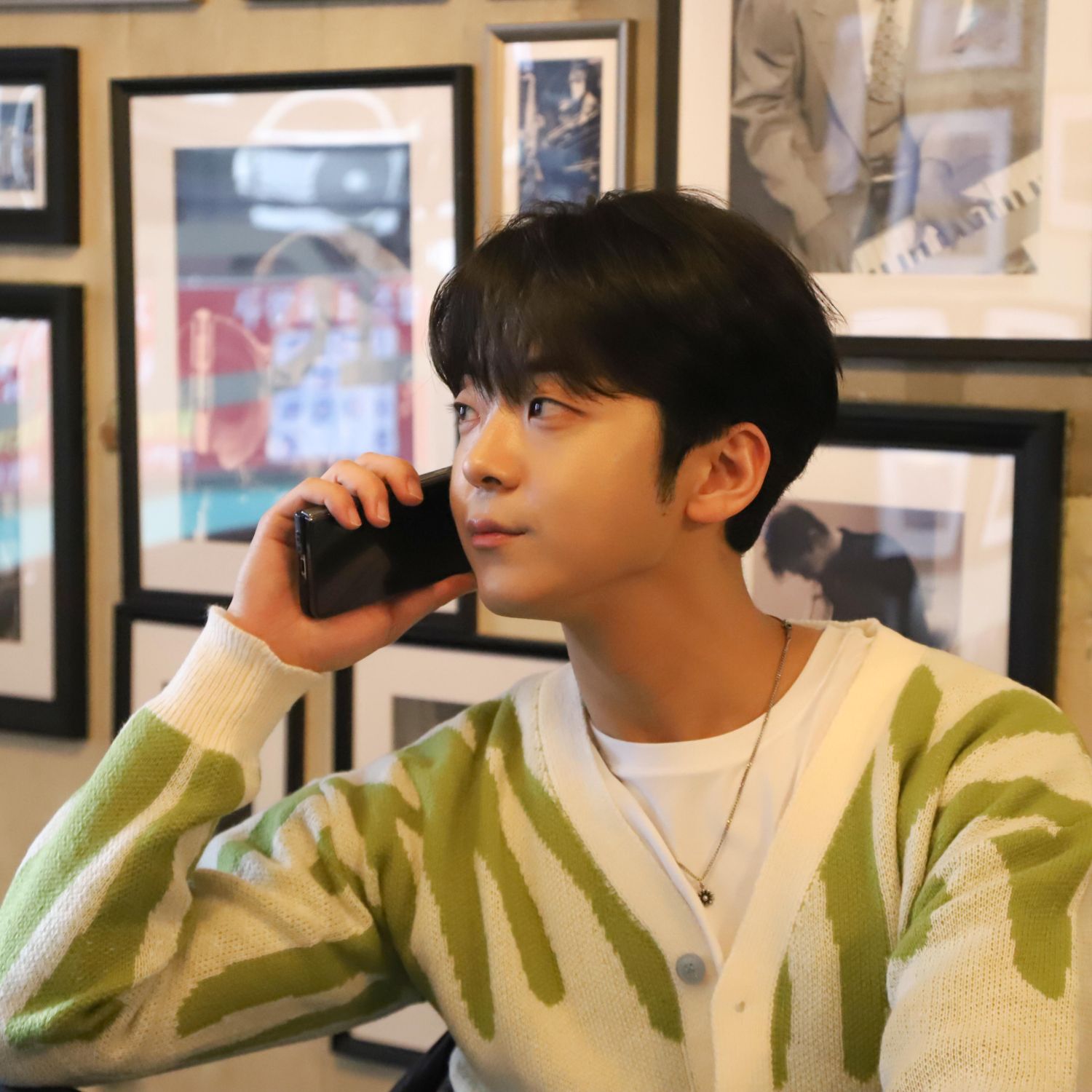 Behind-the-scenes cut of Park Minsu