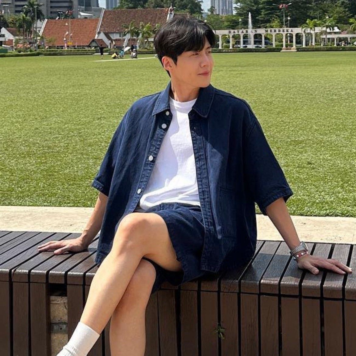 A moment captured by a fan of Kim Seonho