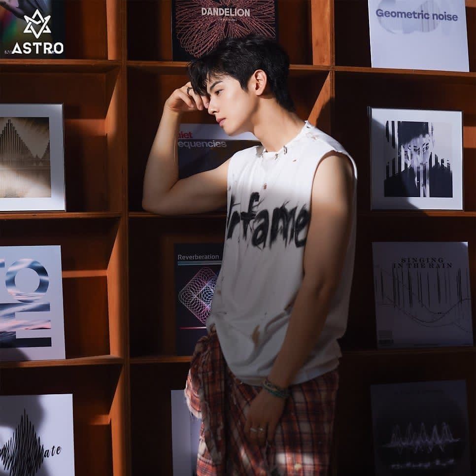 A moment captured by a fan of Cha Eunwoo