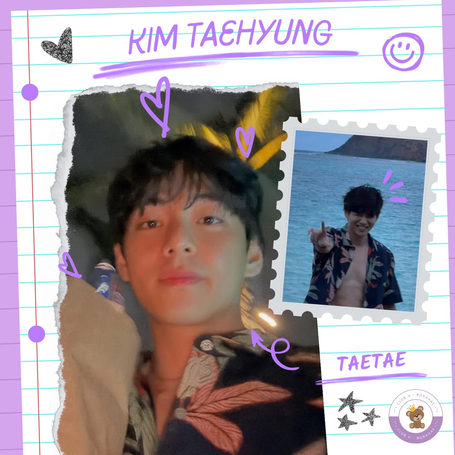 A moment captured by a fan of Kim Taehyung (V)