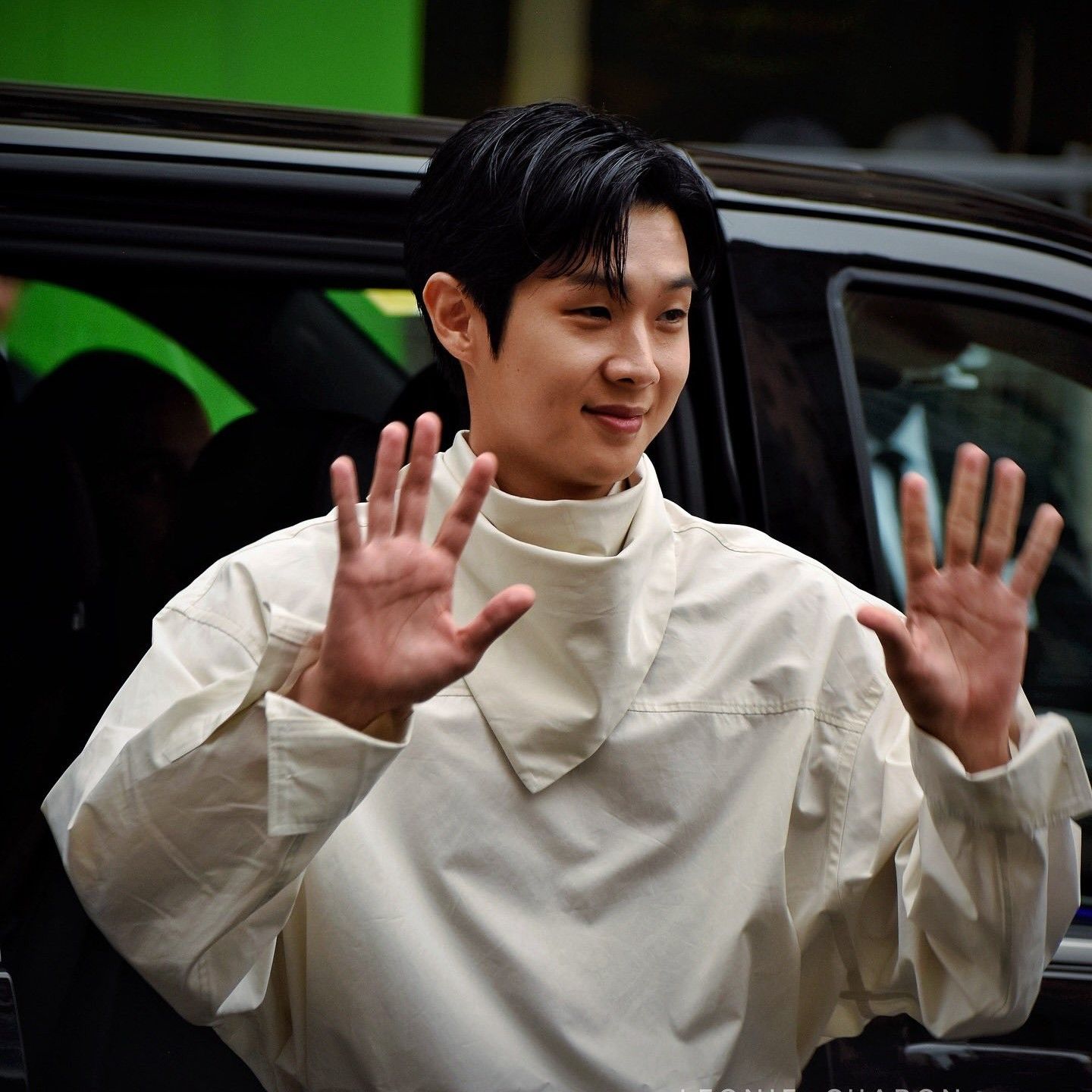 A moment captured by a fan of Choi Wooshik