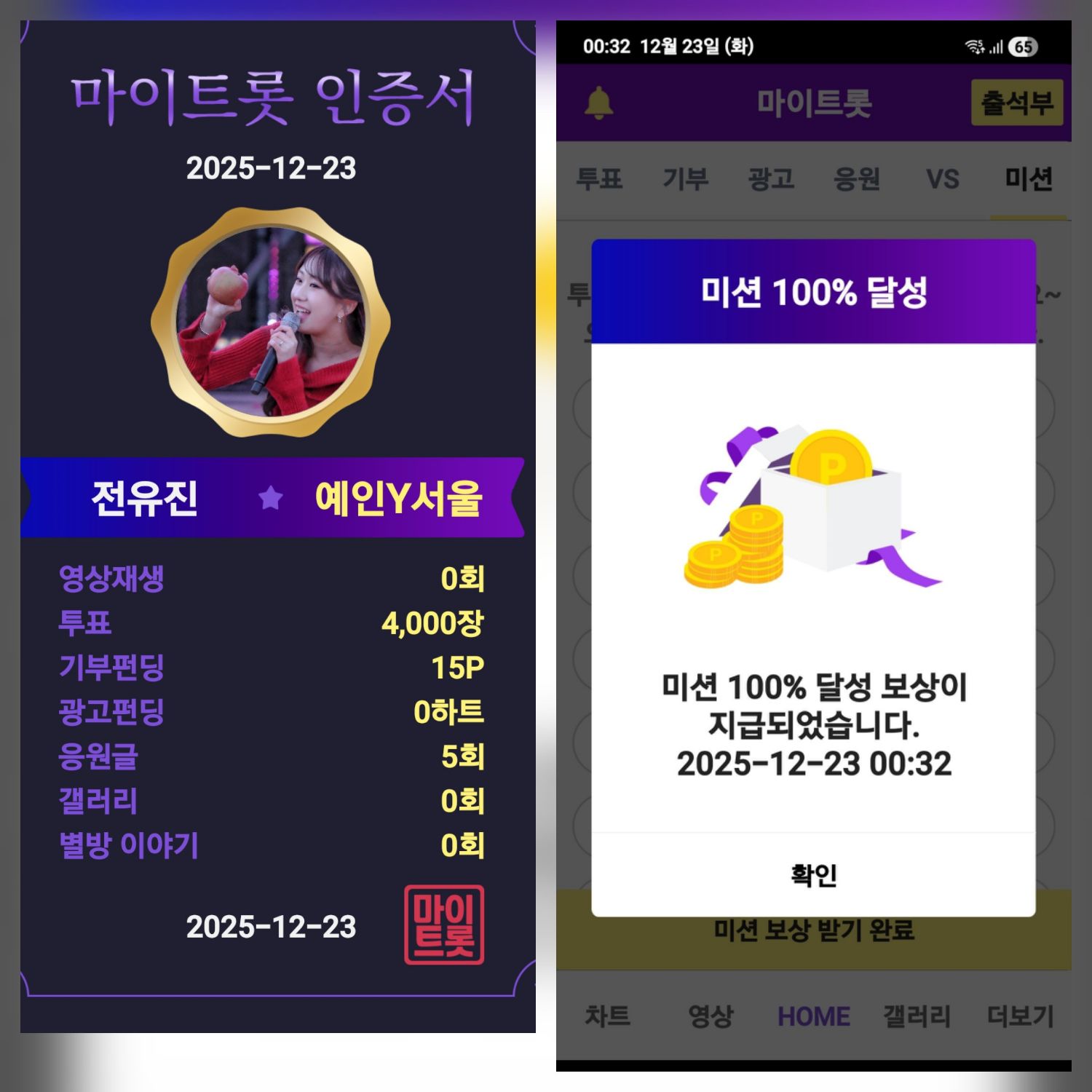 チョン・ユジンのビハインドカット