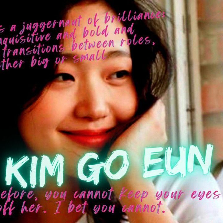 Behind-the-scenes cut of Kim Goeun