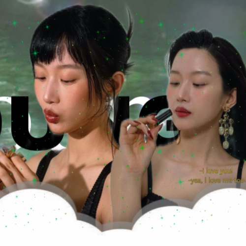 Behind-the-scenes cut of Mun Kayoung