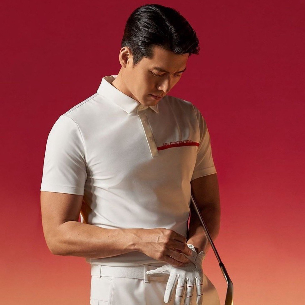Recent activity shot of Hyun Bin