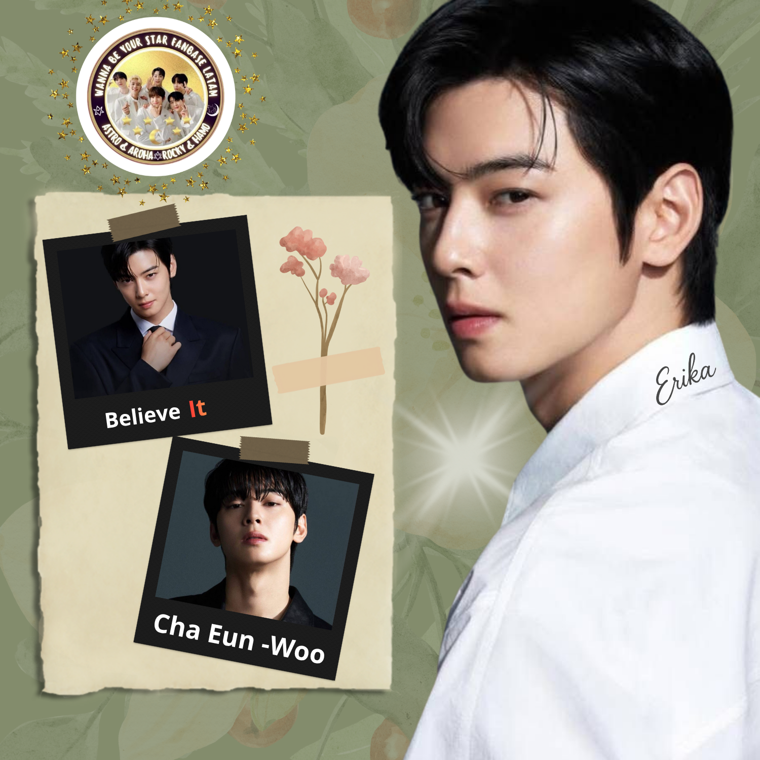 A moment captured by a fan of Cha Eunwoo