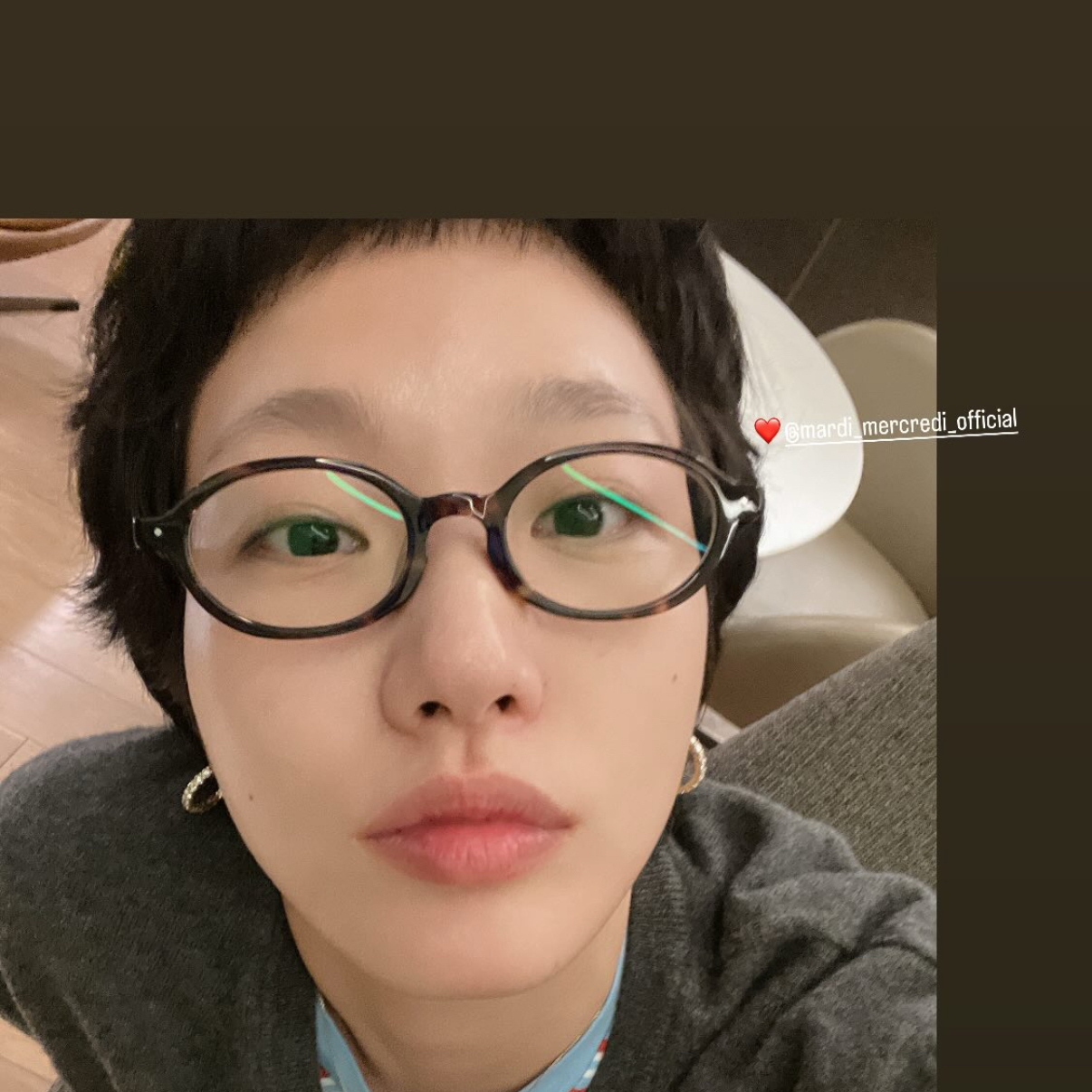 Behind-the-scenes cut of Kim Goeun