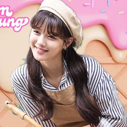 Behind-the-scenes cut of Kim Youjung