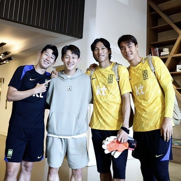 A moment captured by a fan of Son Heungmin