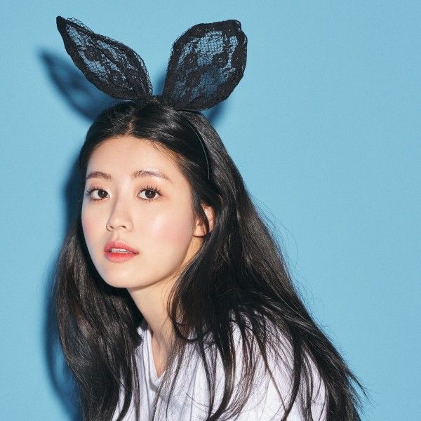 Behind-the-scenes cut of Nam Jihyeon