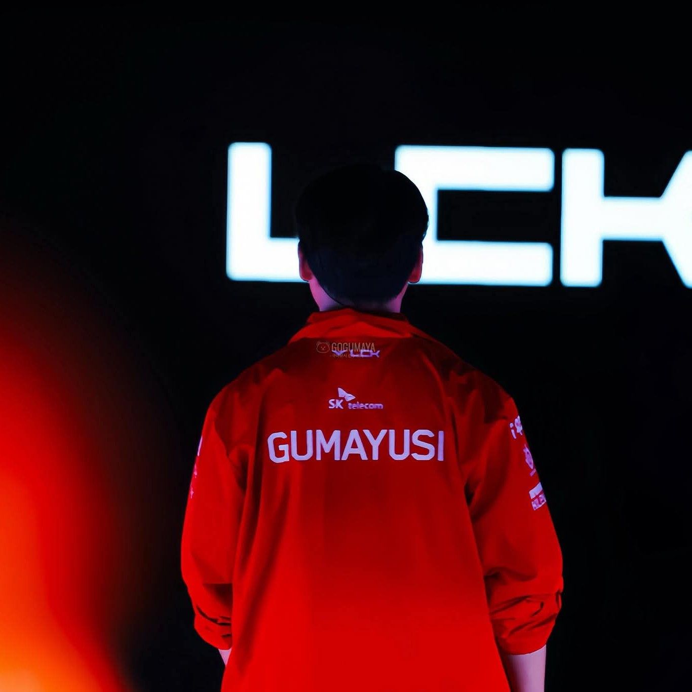 A moment captured by a fan of Gumayusi