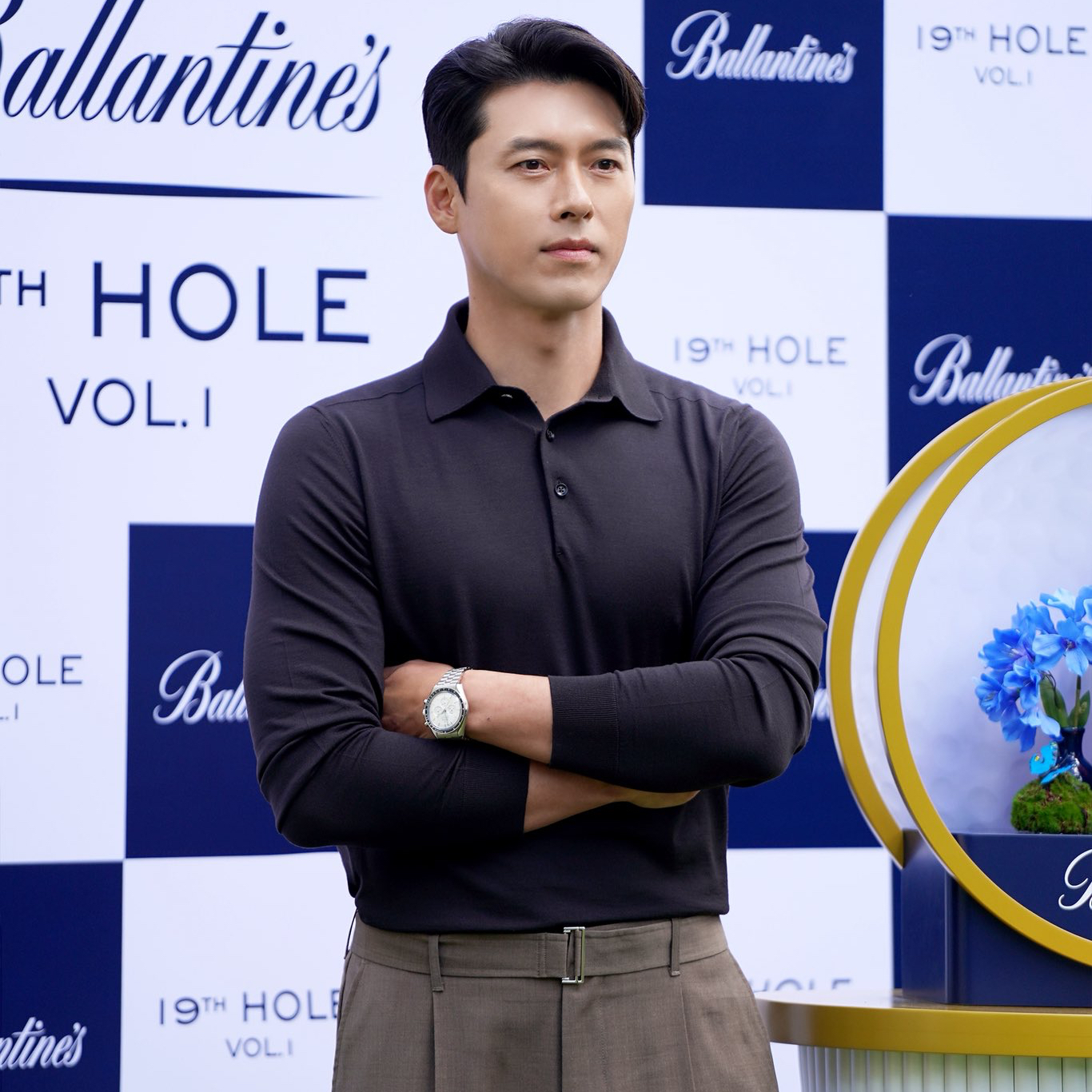 Recent activity shot of Hyun Bin