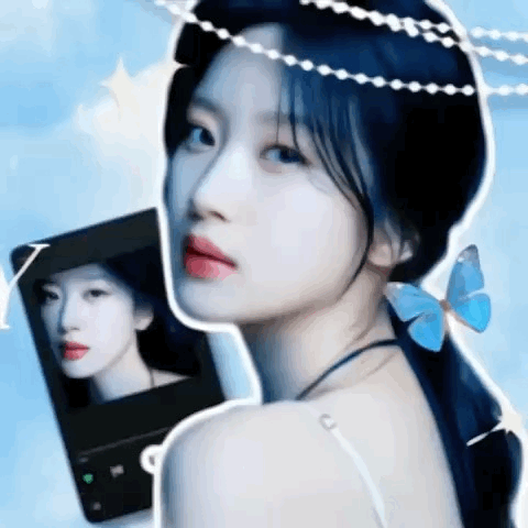 Behind-the-scenes cut of Mun Kayoung