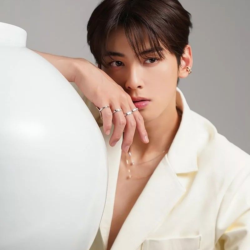 Behind-the-scenes cut of Cha Eunwoo