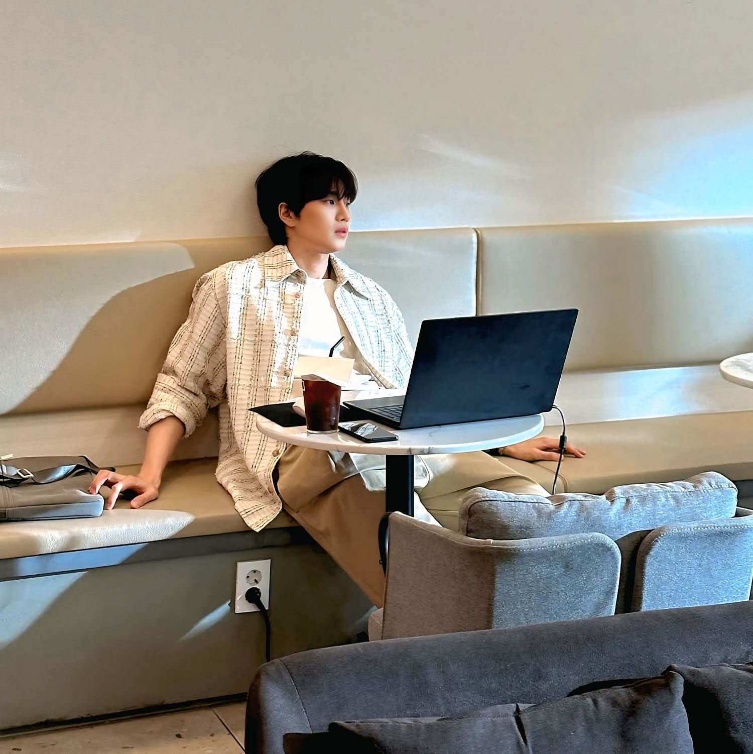 A moment captured by a fan of Kim Jaeyoung